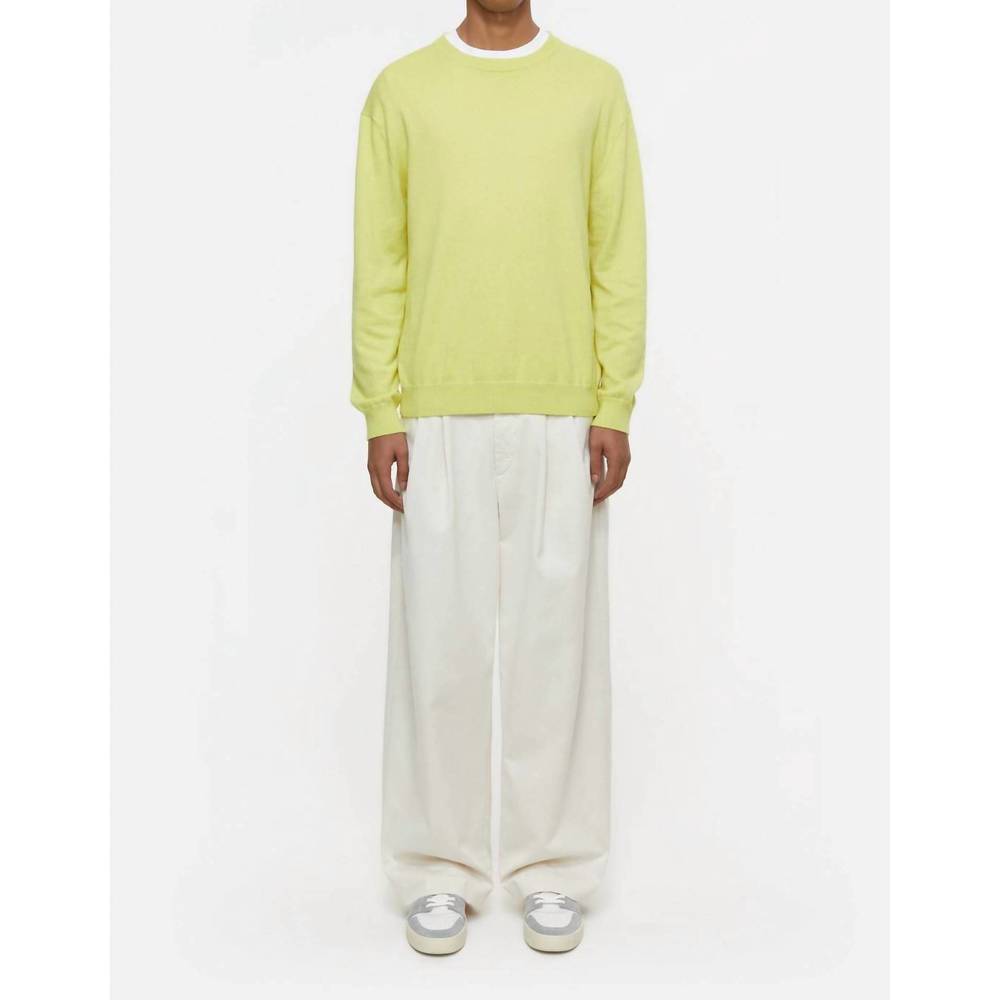 NEW CLOSED men's jumper top in primary yellow